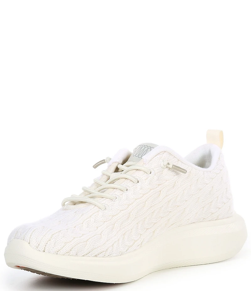 Woolloomooloo Burnie Cable Knit Sneakers