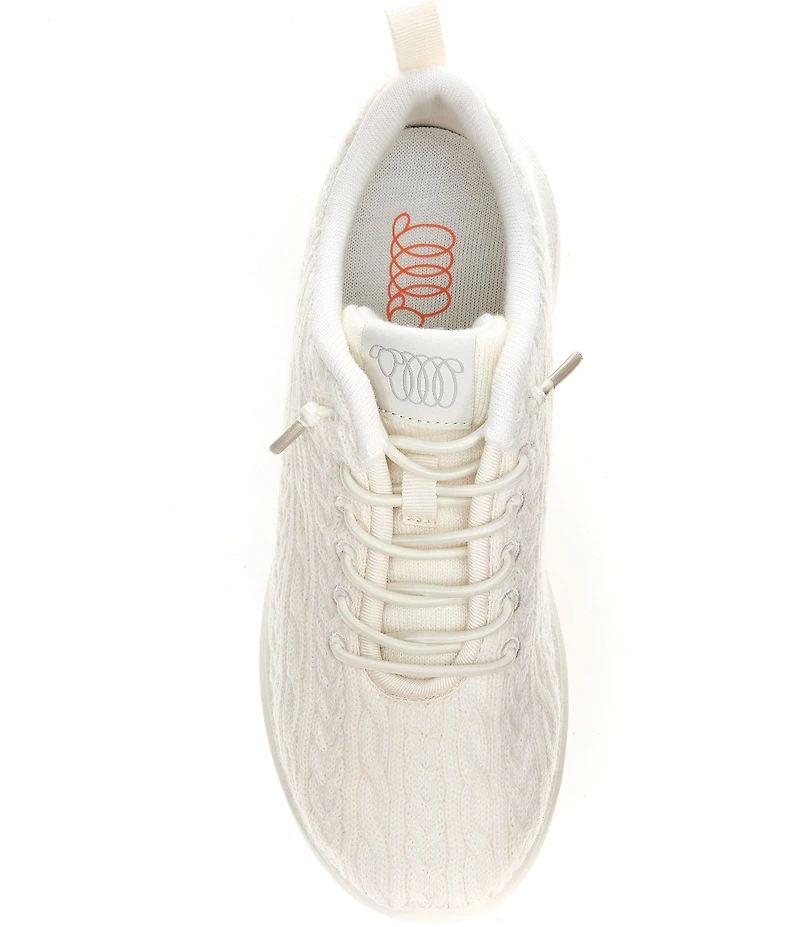 Woolloomooloo Burnie Cable Knit Sneakers