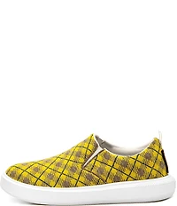 Woolloomooloo Byron Plaid Wool Slip-On Sneakers