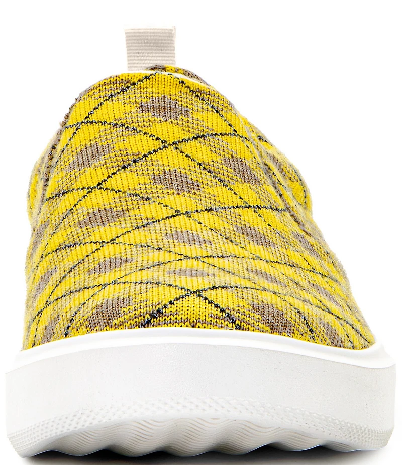 Woolloomooloo Byron Plaid Wool Slip-On Sneakers