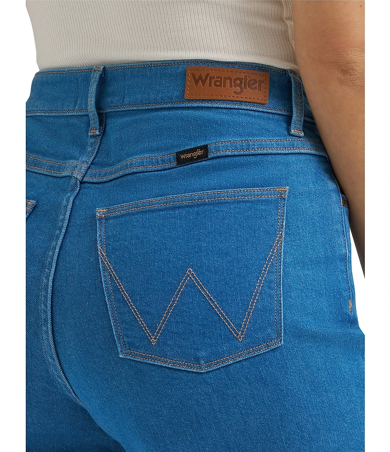 Wrangler 27#double; Inseam Cropped Wide Leg Jeans