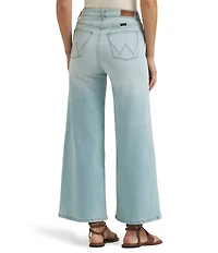 Wrangler 27#double; Inseam Cropped Wide Leg Jeans