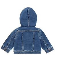 Wrangler® Baby Boys Long Sleeve Sherpa-Lined Denim Jacket