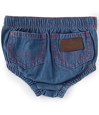 Wrangler® Baby Girls Denim Diaper Cover