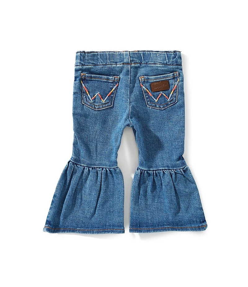 Wrangler® Baby Girls Reign Pull-On Flare-Leg Jeans