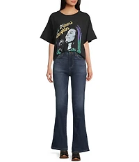 Wrangler® Bespoke High Rise Dark Denim Bootcut Jeans