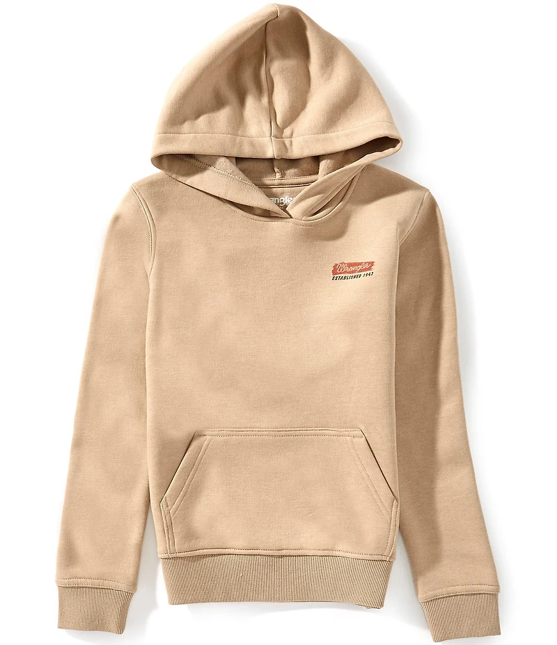 Wrangler® Big Boys Long-Sleeve Cowboy Hoodie