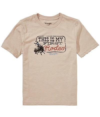 Wrangler® Big Boys Short-Sleeve First Rodeo T-Shirt