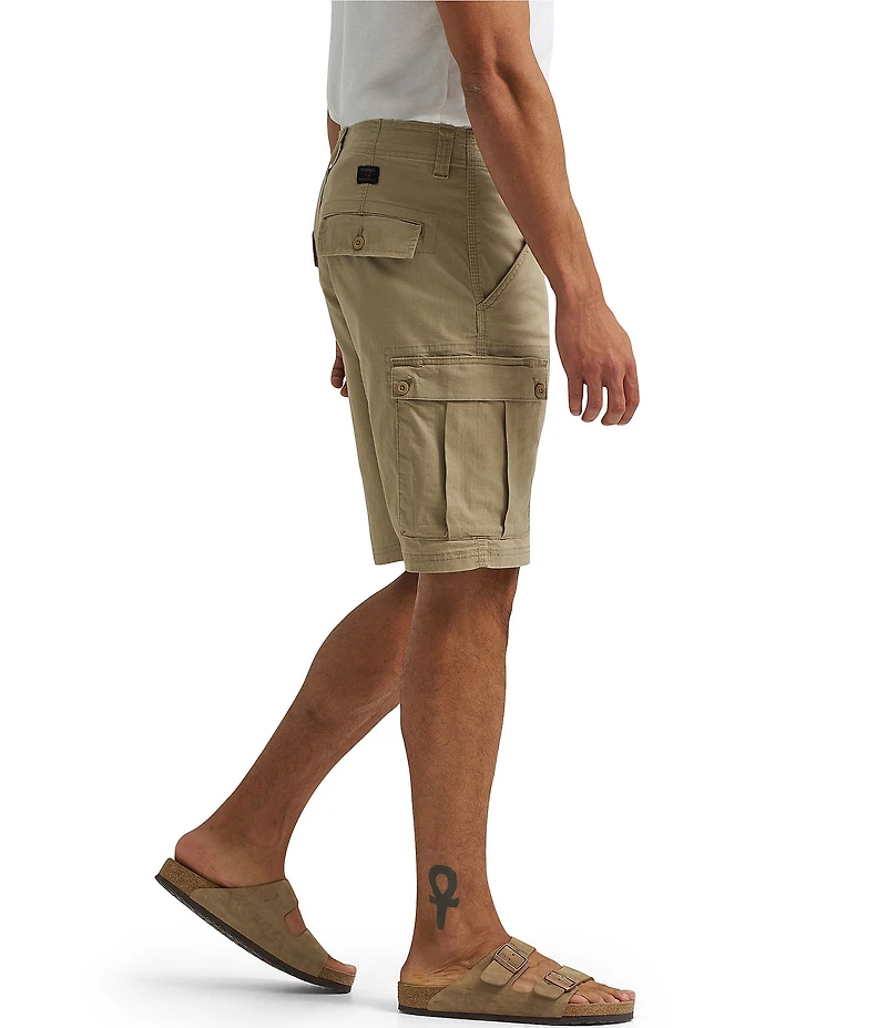 Wrangler® Cargo 10.5#double; Inseam Stretch Ripstop Shorts