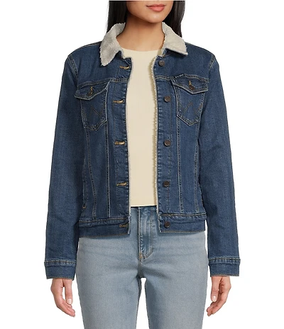 Wrangler® Sherpa Lined Denim Jacket