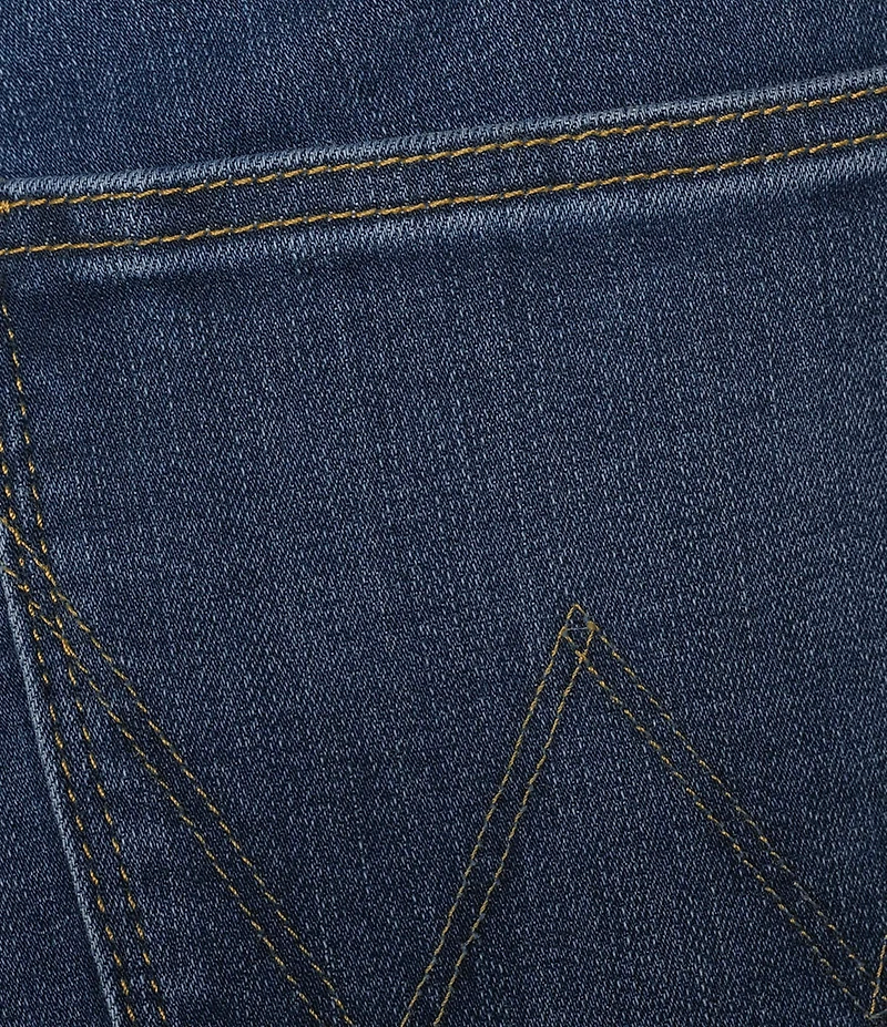 Wrangler® High Rise Straight Leg Dark Denim Jeans