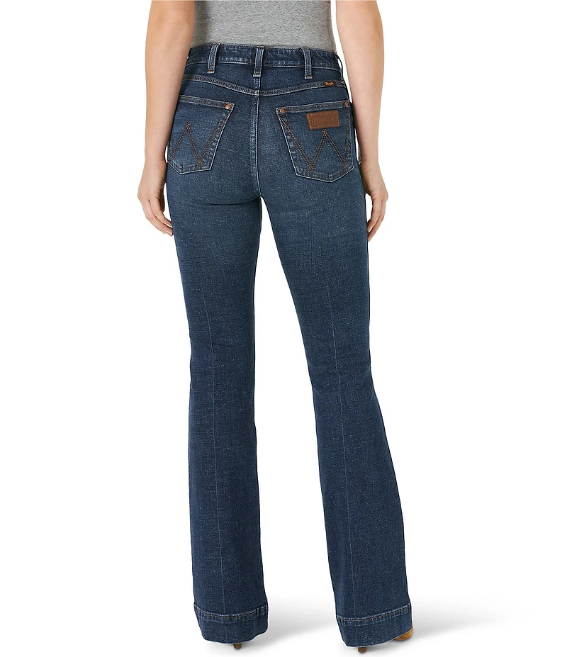 Wrangler® High Rise Trouser Flare Jeans
