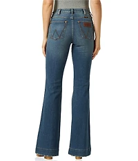 Wrangler® High Rise Trouser Flare Jeans