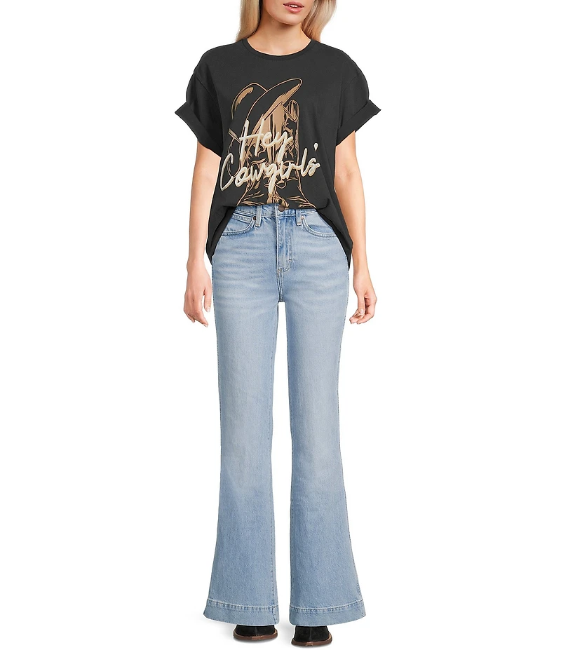 Wrangler® High Rise Flared Jeans