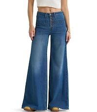 Wrangler® High Rise Wide Leg Jeans