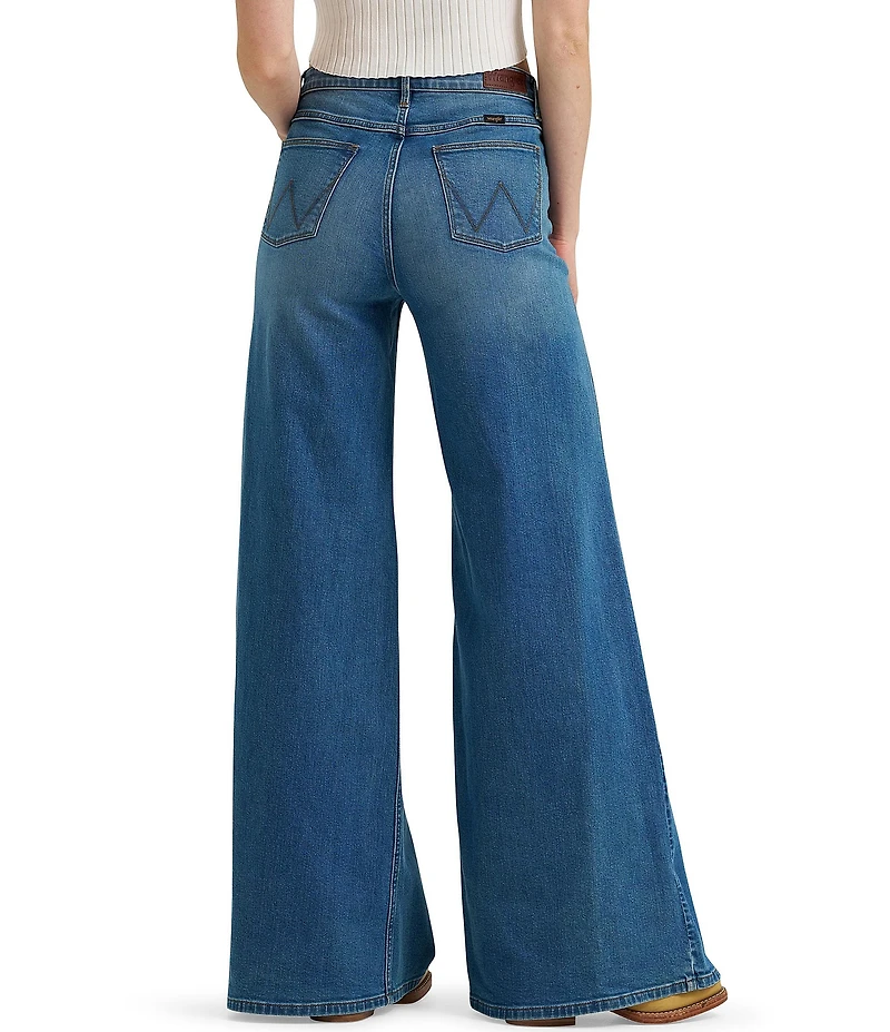 Wrangler® High Rise Wide Leg Jeans