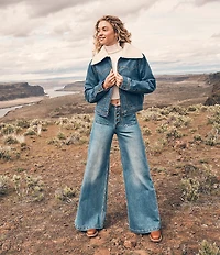 Wrangler® High Rise Wide Leg Jeans