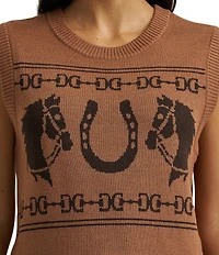 Wrangler® Horsehead Sweater Vest