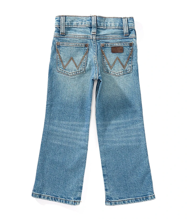 Wrangler® Little Boys Midland Relaxed Bootcut Denim Jeans