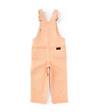 Wrangler® Little Girls Sleeveless Pocketed Overalls