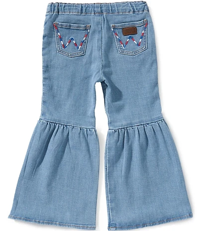 Wrangler® Little Girls Pull-on Flare Jeans