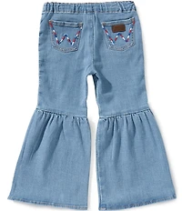 Wrangler® Little Girls Pull-on Flare Jeans