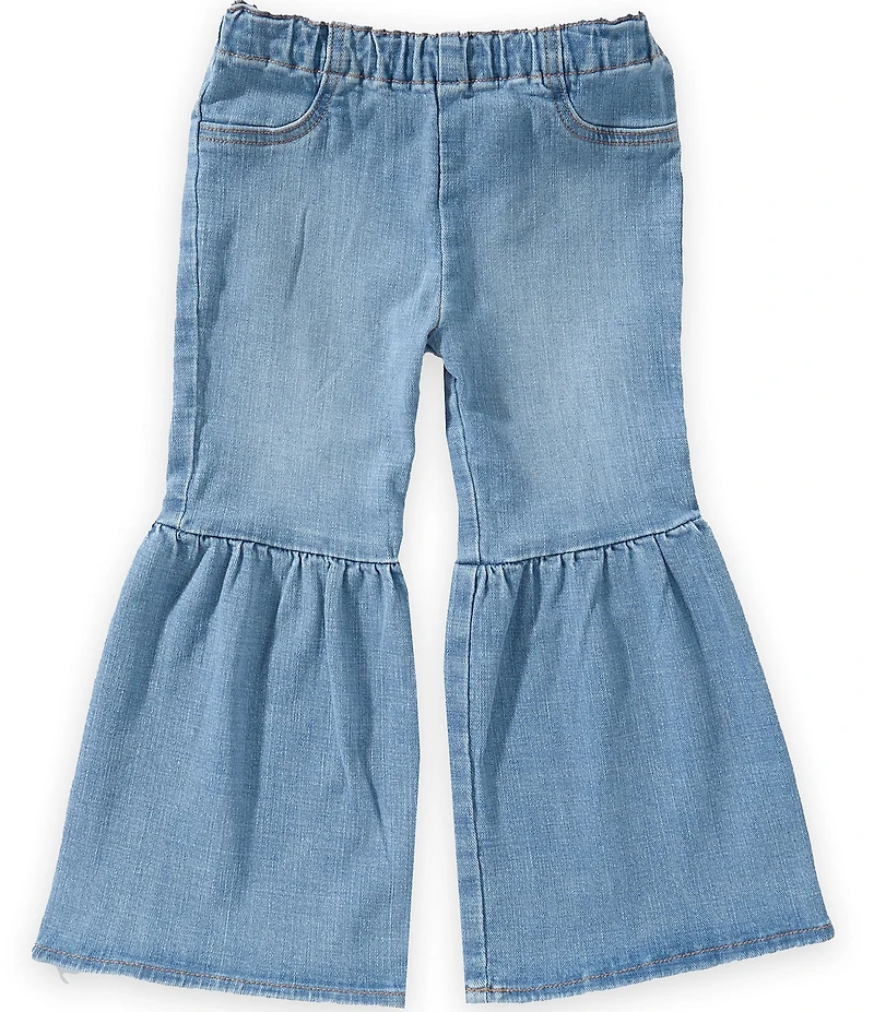 Wrangler® Little Girls Pull-on Flare Jeans