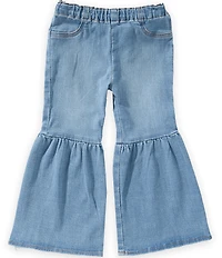 Wrangler® Little Girls Pull-on Flare Jeans