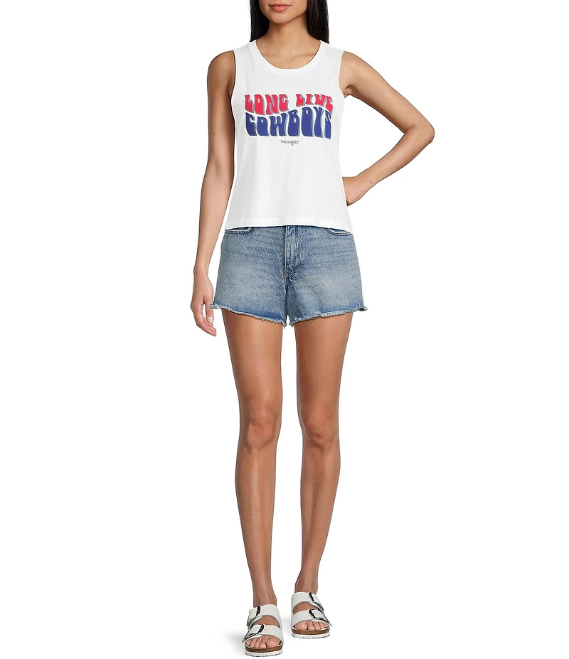 Wrangler® Long Live Cowboys Sleeveless Tank Top