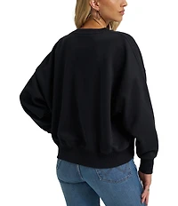 Wrangler® Long Sleeve Crew Neck Everybody Wants To Be A Cowboy T-Shirt
