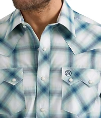Wrangler® Long Sleeve Retro® Plaid Woven Shirt