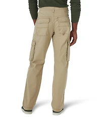 Wrangler® Loose Fit Straight Leg Cargo Twill Pants
