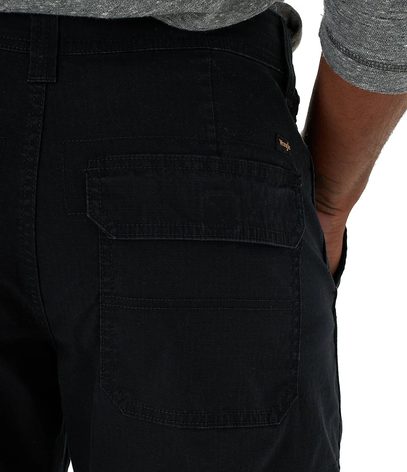 Wrangler® Loose Fit Straight Leg Ripstop Twill Cargo Pants
