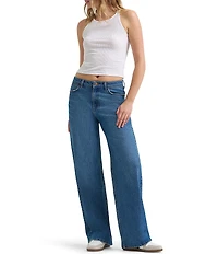 Wrangler Loose Mid Rise Straight Leg Jeans