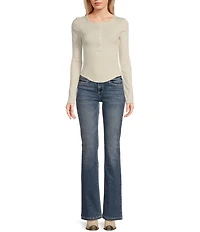 Wrangler® Mae Mid Rise Bootcut Stretch Jeans