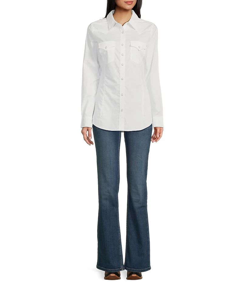 Wrangler® Mid Rise Bootcut Jeans