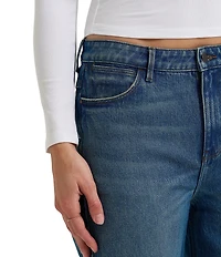 Wrangler® Mid Rise Straight Leg Jeans
