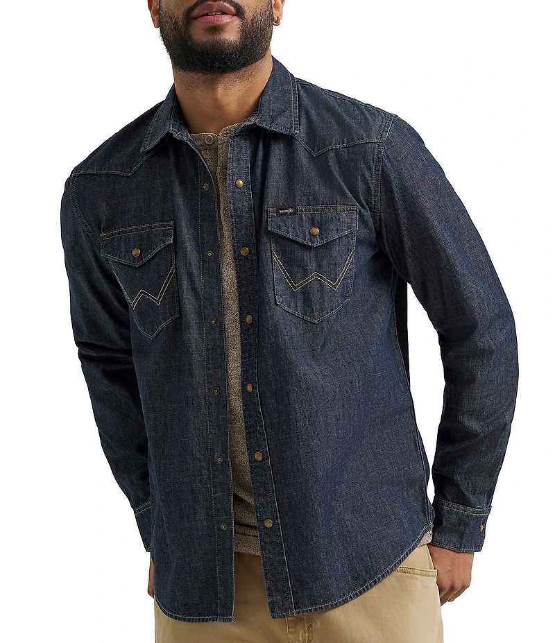 Wrangler Regular Fit Denim Shirt