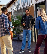 Wrangler® Regular Fit Straight Leg Stretch Denim Jeans