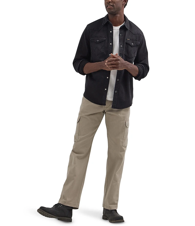 Wrangler Relaxed Fit Non-Denim Cargo Longs Pants