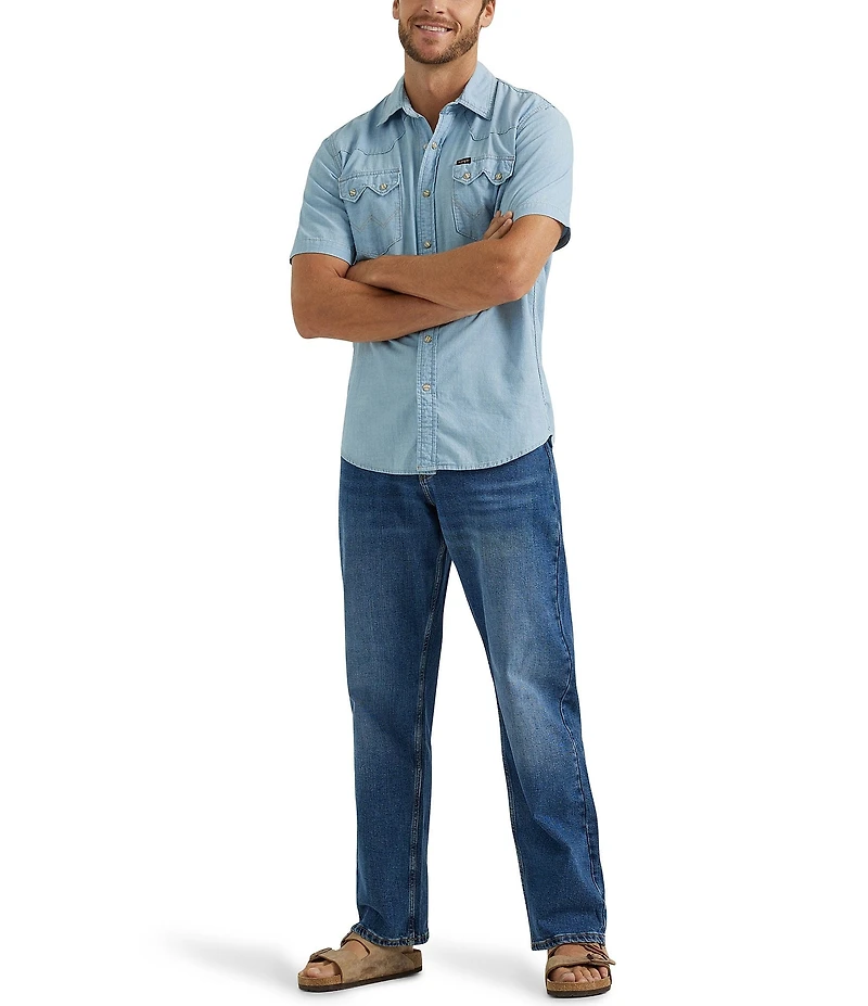 Wrangler® Relaxed Fit Straight Leg Flex Jeans