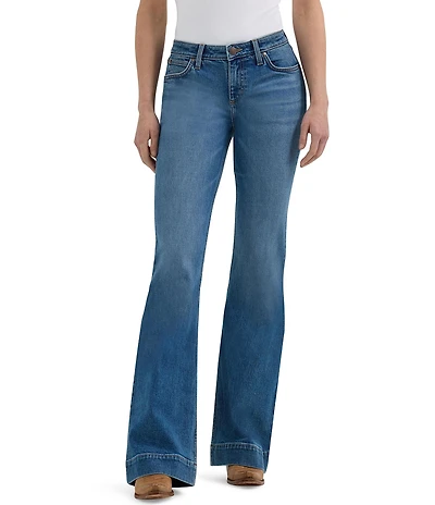 Wrangler® Retro® Allison Mid Rise Bootcut Jeans