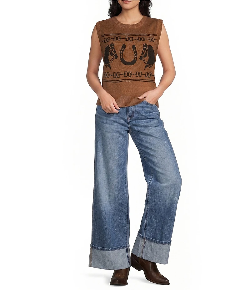 Wrangler® Retro® Bailey High Rise Wide Leg Jeans