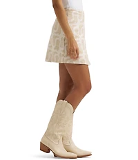 Wrangler® Retro® Boot-Patterned Jacquard Skirt