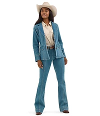 Wrangler® Retro® Brooklyn Flared Denim Trousers