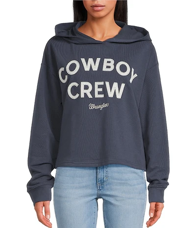 Wrangler® Retro® Cowboy Crew Long Sleeve Hoodie