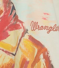Wrangler® Retro® Cowboy Portrait Short Sleeve T-Shirt