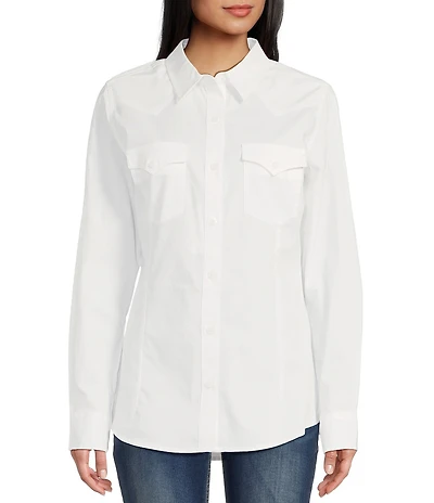 Wrangler® Retro® Long Sleeve Western Shirt