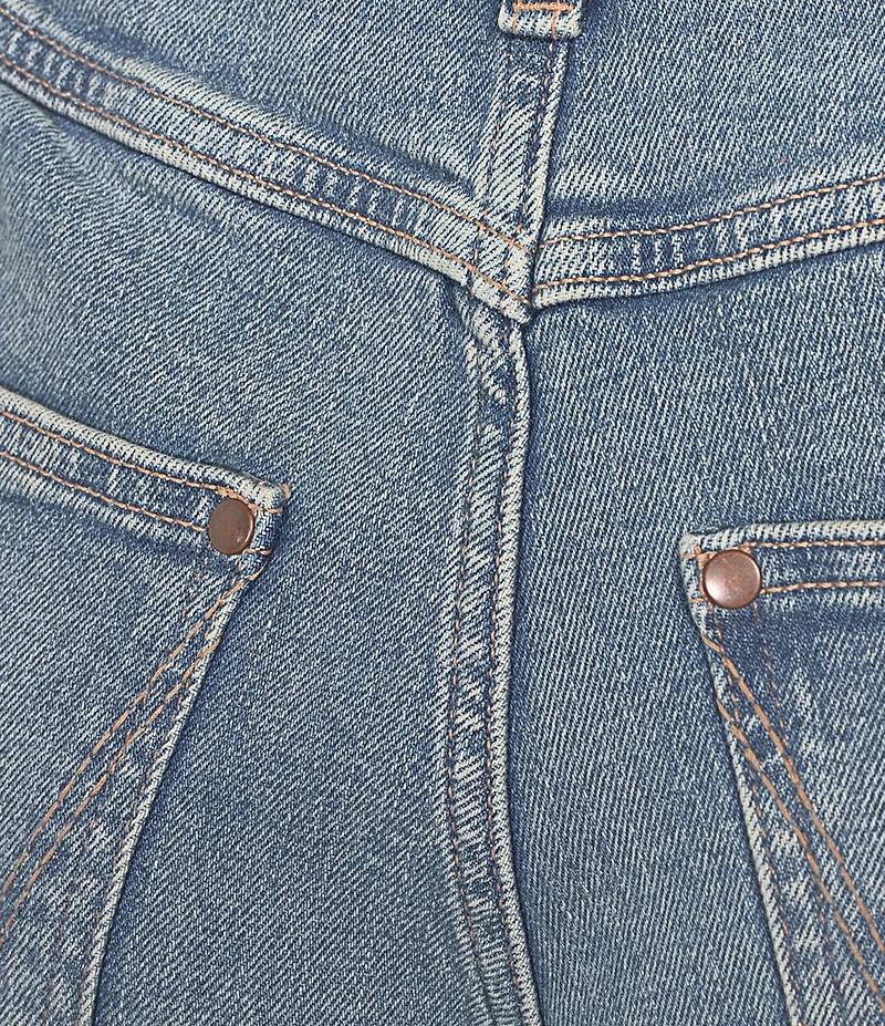 Wrangler® Retro® Mae Mid Rise Faded Denim Shorts