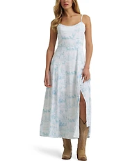 Wrangler® Retro® Printed Sleeveless Long Dress